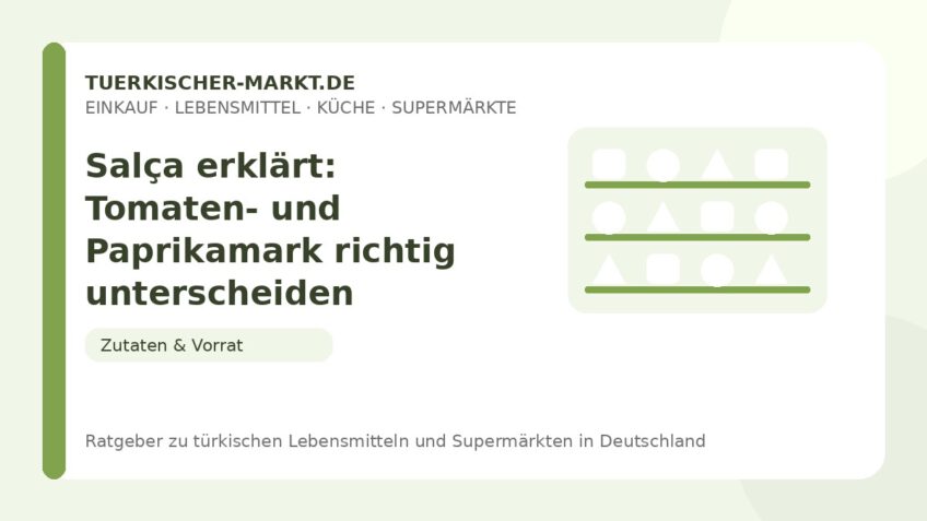 Salça erklärt: Tomaten- und Paprikamark richtig unterscheiden – Beitragsbild auf tuerkischer-markt.de