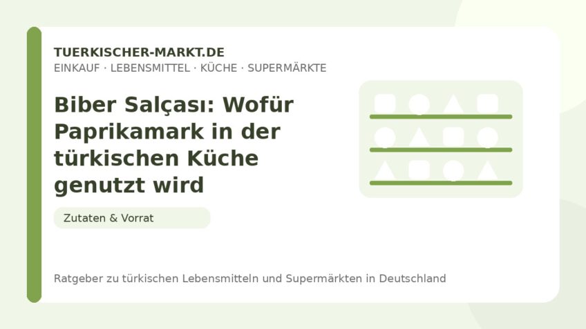 Biber Salçası: Wofür Paprikamark in der türkischen Küche genutzt wird – Beitragsbild auf tuerkischer-markt.de
