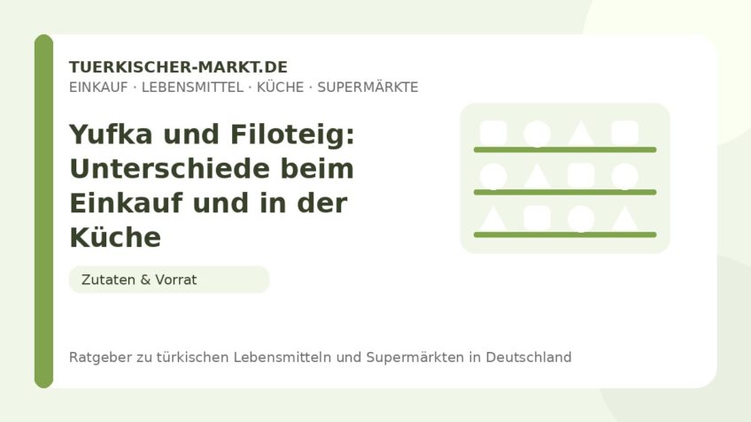 Yufka und Filoteig: Unterschiede beim Einkauf und in der Küche – Beitragsbild auf tuerkischer-markt.de