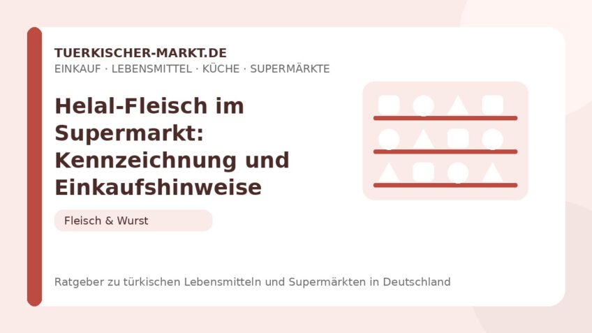 Helal-Fleisch im Supermarkt: Kennzeichnung und Einkaufshinweise – Beitragsbild auf tuerkischer-markt.de