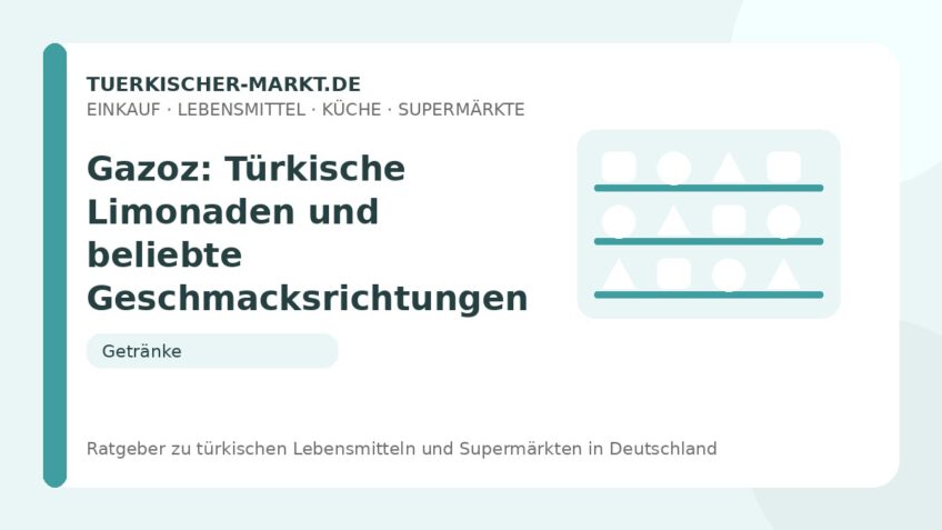 Gazoz: Türkische Limonaden und beliebte Geschmacksrichtungen – Beitragsbild auf tuerkischer-markt.de